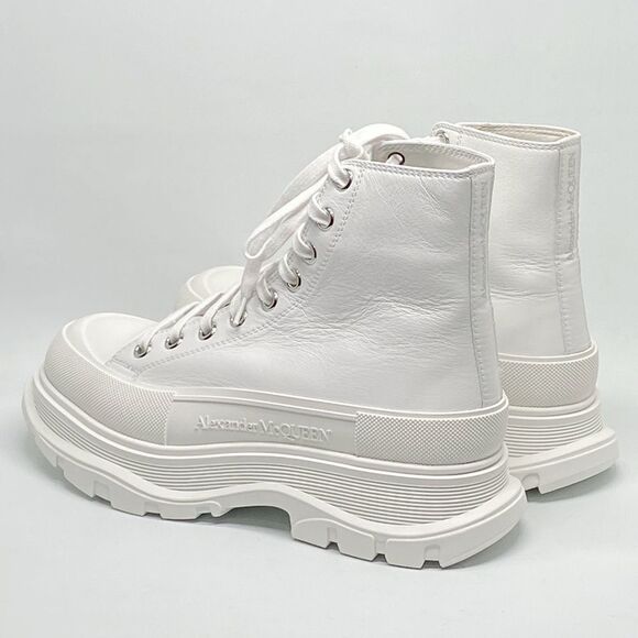 Alexander McQueen Tread Slick Leather Boot size 40 - Picture 12 of 15